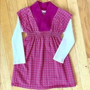 Tea Collection Pink Kimono-style dress 2T